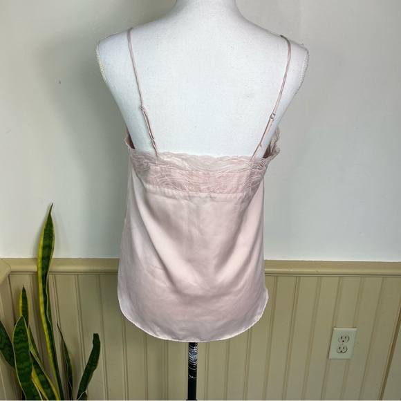 Express Pink Lace Cami XS Coquette Y2K Balletcore Romantic Softcore Satin Fairy - Picture 4 of 9
